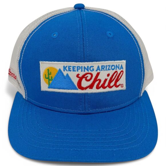 NEW Coors Light Keeping Arizona Chill Snapback Trucker Hat Blue/White - Picture 2 of 8